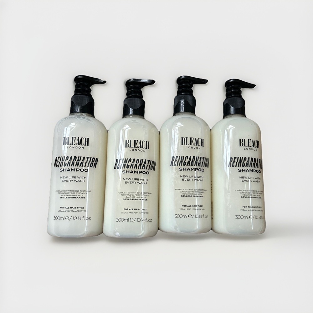 Bleach London‎ Reincarnation Bond Restoring Shampoo 10.14oz PACK OF 4